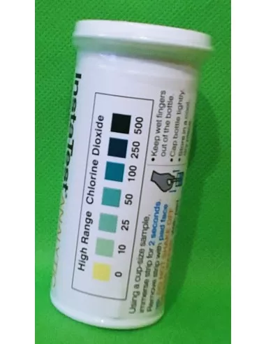 Paski do oznaczania stężenia dwutlenku chloru, ClO2