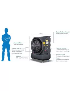 Klimatyzer, klimatyzator wentylator, WINTERCOOLER T60 2