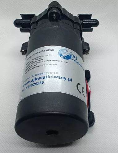 Pompa wodna 12V bezszczotkowa 10 Bar 1 l/min