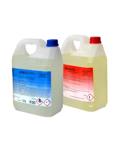 Armex 5 - polski preparat do dezynfekcji na bazie dwutlenku chloru (ClO₂) 5kg + Mexacid X