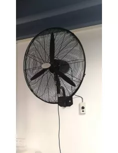 Wentylator przemysłowy ze sterownikiem, ścienny FA-750W 75 cm ze sterownikiem na ścianie