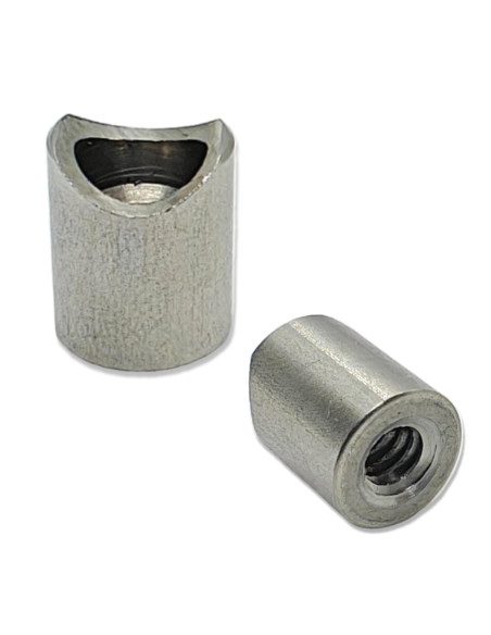 SS Nozzle Reduction from 10/24 UNC to 1/8 inch - 100 bar
