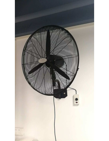 Wentylator przemysłowy ze sterownikiem, ścienny FA-750W 75 cm ze sterownikiem na ścianie
